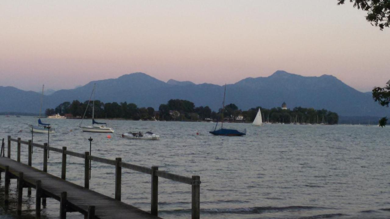 Hotel Pension Lindenhof Prien am Chiemsee Eksteriør billede
